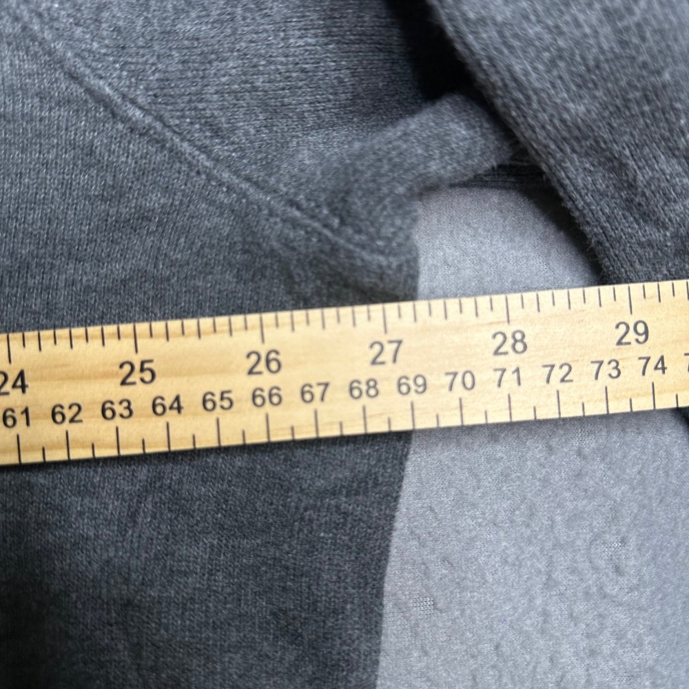 Polo Ralph Lauren Pullover Mens XL Gray Quarter Zip Cotton Pony Logo Sweater - Picture 4 of 7